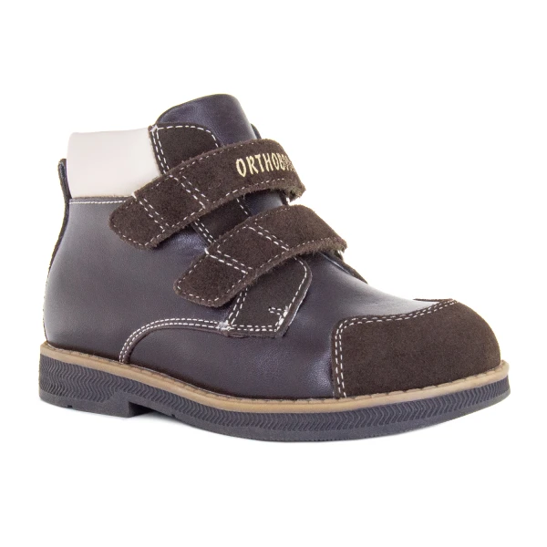 Ортопедическая обувь сложная без утепленной подкладки (пара) для детей, Ортобум 86497-18 коричневый