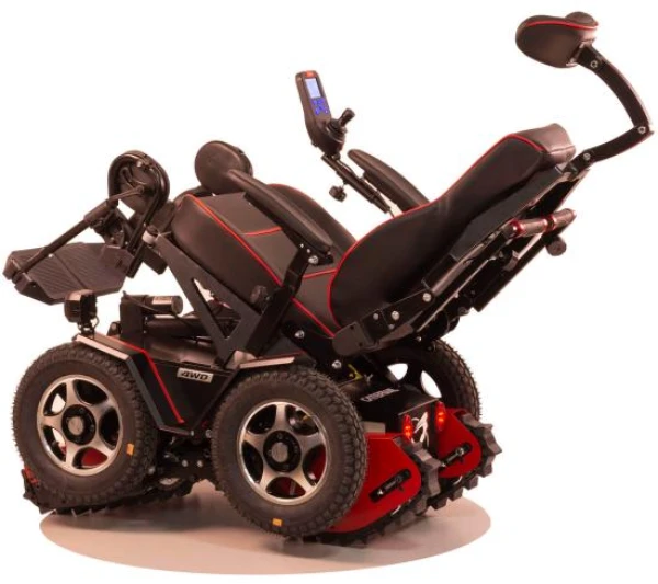 Кресло-коляска с электроприводом ступенькоходная Caterwil GTS 4WD 