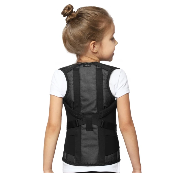 Корсет ортопедический грудопоясничный - "Крейт", Е-504, №2, Р2 , черный