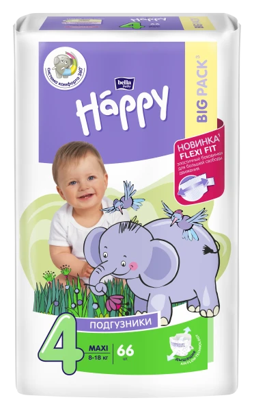 Подгузники для детей весом до 20 кг bella baby Happy Maxi 