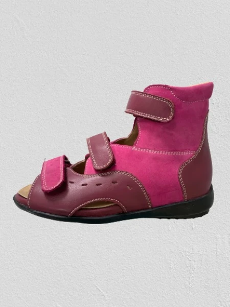 Ортопедическая обувь сложная на аппарат и обувь на протез без утепленной подкладки для детей (пара). Модель 39