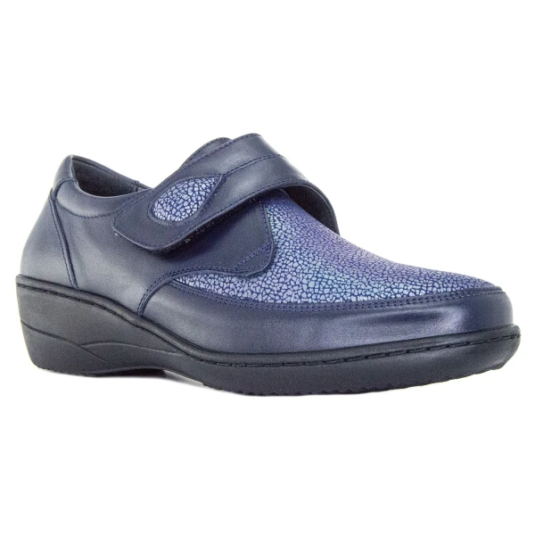 Ортопедическая обувь сложная на сохраненную конечность и обувь на протез без утепленной подкладки (пара) для взрослых, Ортобум 90425-11 синий