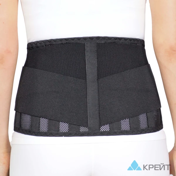 Корсет ортопедический пояснично-крестцовый - &quot;Крейт&quot;, Б-502/6МР, №8, черный