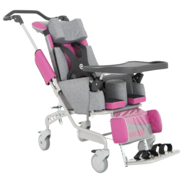 Кресло-коляска с ручным приводом с дополнительной фиксацией (поддержкой) головы и тела Akces Med Racer+ Размер 2