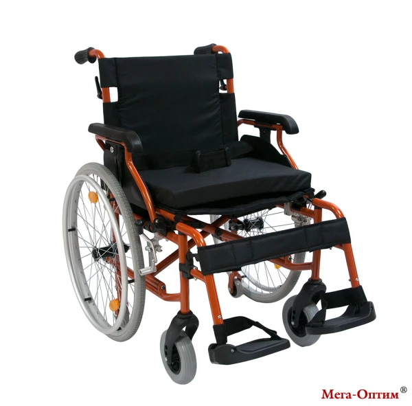 Кресло-коляска инвалидное механическое 514A-1  (ширина сиденья 51)