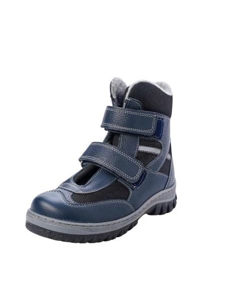 Обувь сложная ортопедическая на утепленной подкладке ботинки модель 218 Синие