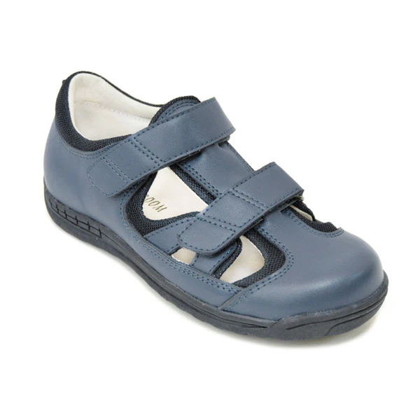 Ортопедическая обувь сложная без утепленной подкладки (пара) для детей, Ортобум 45057-01 синий с черным