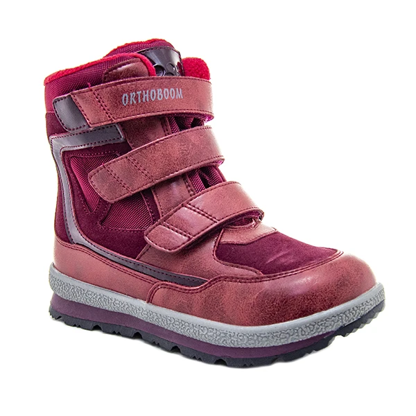  Ортопедическая обувь сложная на утепленной подкладке (пара) для детей, Ортобум 57056-06 красный