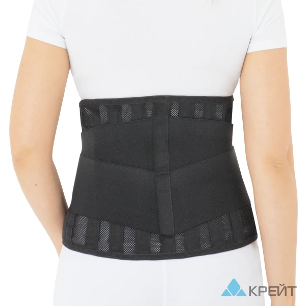 Корсет ортопедический пояснично-крестцовый - &quot;Крейт&quot;, Б-507, №3, черный