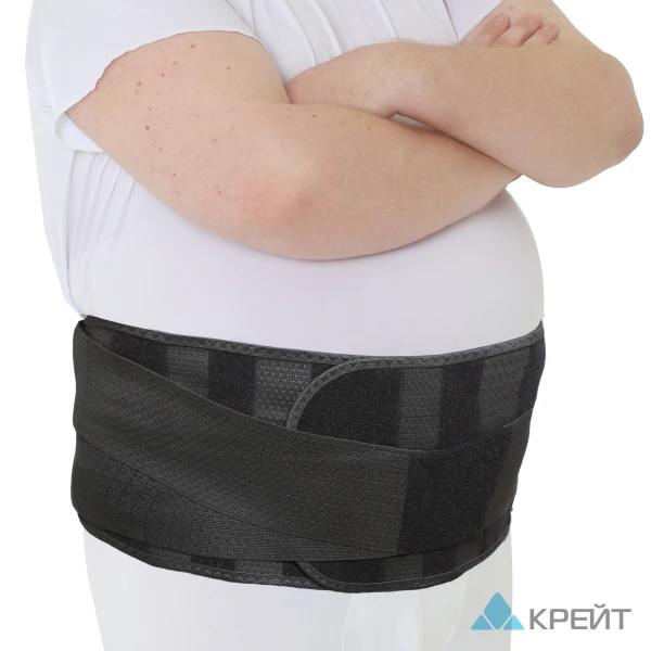Корсет ортопедический пояснично-крестцовый - &quot;Крейт&quot;, Б-513, №4, черный