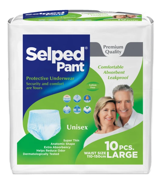 Подгузники для взрослых трусики Selped PANT впитывающие, размер L, 10 шт. в упаковке