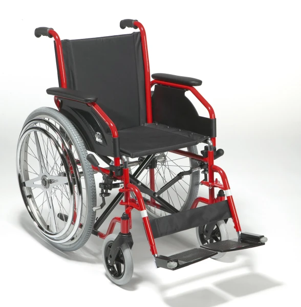 07-01-03 Кресло-коляска с ручным приводом для управления одной рукой комнатная 708D