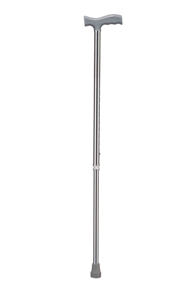 Трость опорная WR-411, для ходьбы, телескопическая, легкая, алюминиевая, цвет серебро