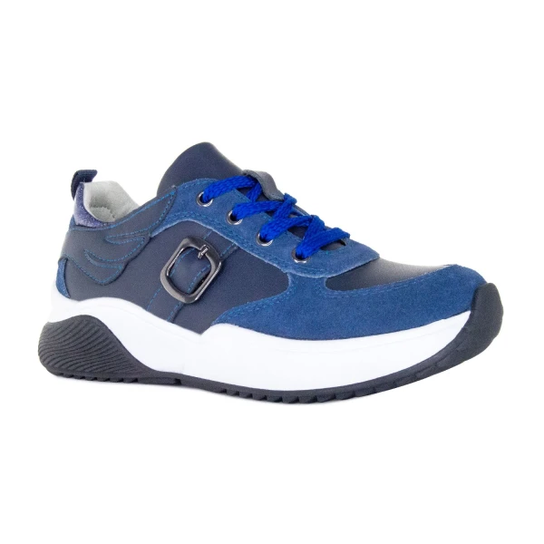 Ортопедическая обувь сложная без утепленной подкладки (пара), 37057-01 темно-синий с синим