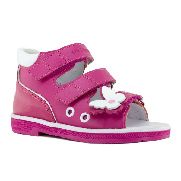 Ортопедическая обувь сложная без утепленной подкладки для детей (пара), Ортобум 27057-01 глубокий розовый