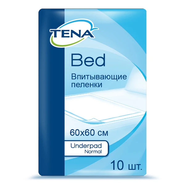 Простыни впитывающие TENA Bed Underpad Normal / ТЕНА Бед, 60х60 см, 10 шт.