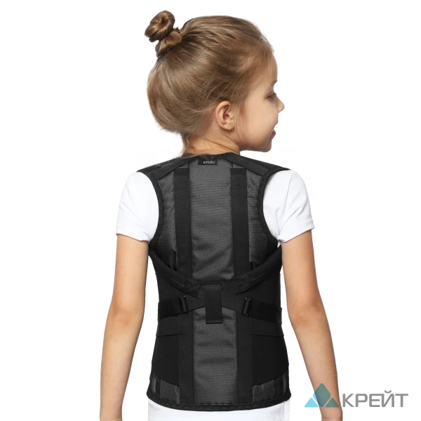Корсет ортопедический грудопоясничный - &quot;Крейт&quot;, Е-504, №2, Р3 , черный
