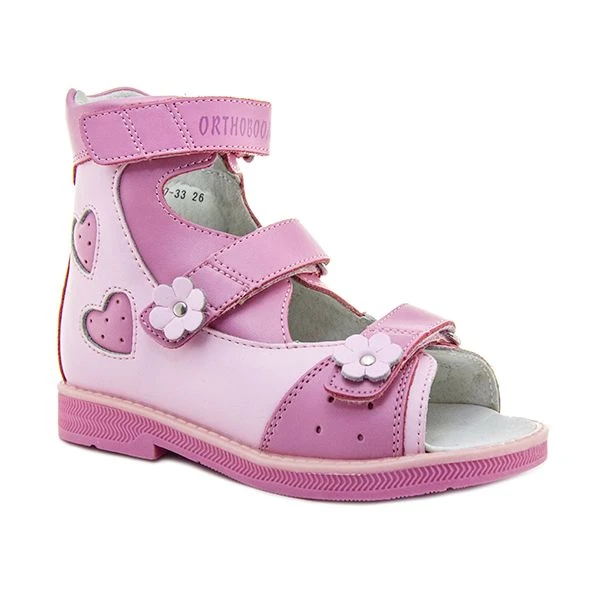 Ортопедическая обувь сложная без утепленной подкладки для детей (пара), Ортобум 71597-33 розовый