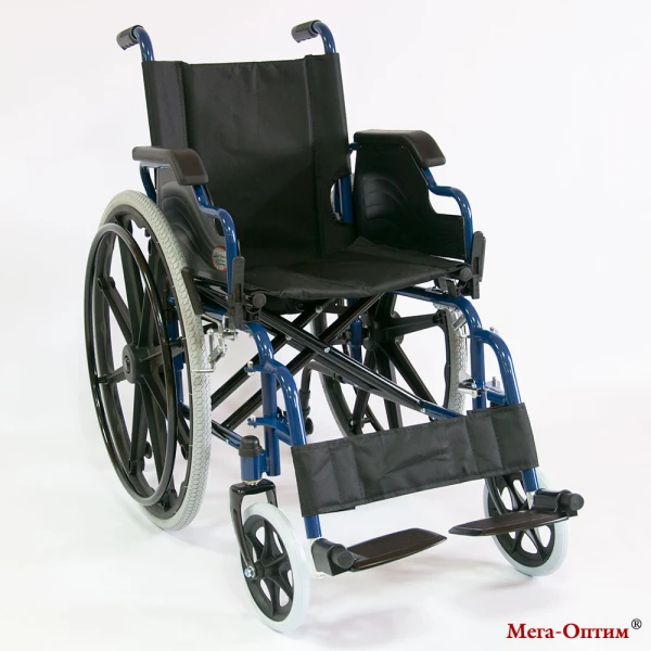 Кресло-коляска Foshan FS909B с литыми задними колесами (ширина сиденья 46)