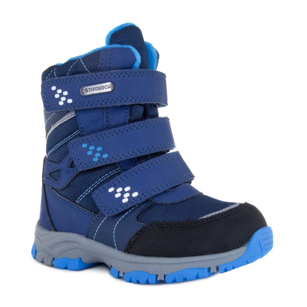 Ортопедическая обувь сложная на утепленной подкладке (пара), Ортобум 57056-07 полуночно-синий