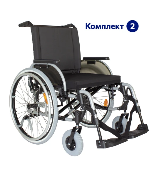 Кресло-коляска с ручным приводом комнатная ОТТО БОКК Старт XXL  комплект 11 ШС 50,5 cм.