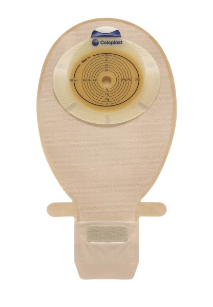 Однокомпонентный дренируемый калоприемник со встроенной плоской пластиной СенШура (SenSura®), 10-76 мм, артикул 15580