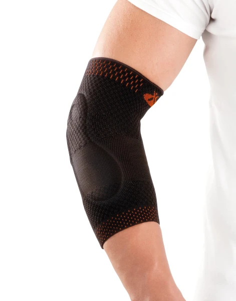 Эластичный ортопедический бандаж на локтевой сустав с силиконовыми вставками спортивный ORLIMAN налокотник локтевой ортез при эпикондилите, артрите, артрозе, бурсите Испания 9301 р. 1