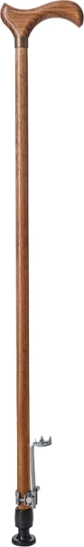 Трость опорная деревянная с деревянной ручкой с УПС ТО-101У (900 мм)