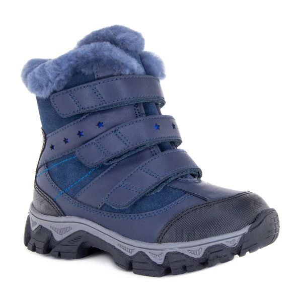 Ортопедическая обувь сложная на утепленной подкладке (пара) для детей, Ортобум 63375-21 темно-лазурный