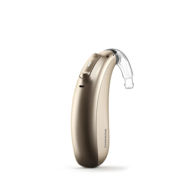 Аппарат слуховой цифровой заушный перезаряжаемый мощный Phonak Naida P50-PR (Фонак Наида)
