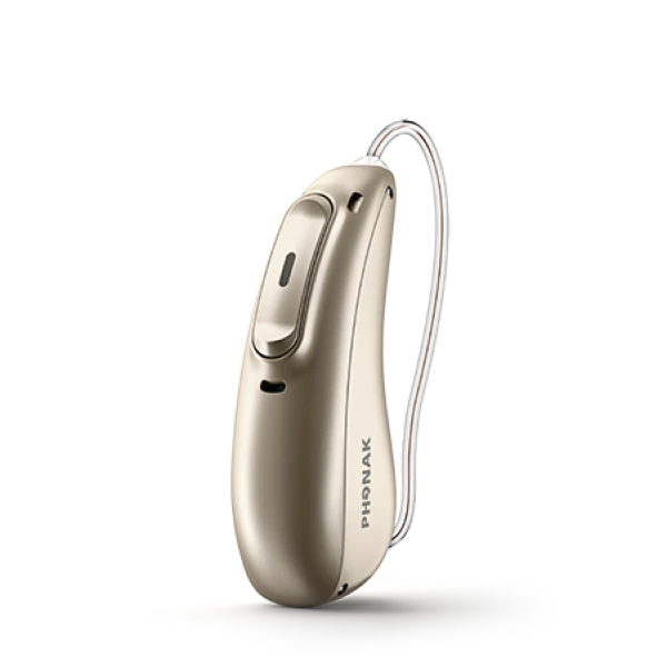 Аппарат слуховой перезаряжаемый цифровой заушный слабой мощности с выносным ресивером Phonak Audeo М30-R (ресивер S) (Фонак Аудэо)