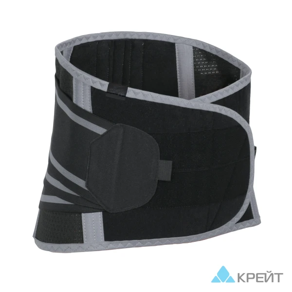 Корсет ортопедический грудопоясничный - &quot;Крейт&quot;, Б-2512,  №3, черно-серый