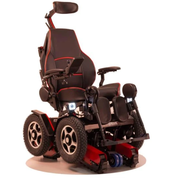 Кресло-коляска с электроприводом ступенькоходная Caterwil GTS 4WD