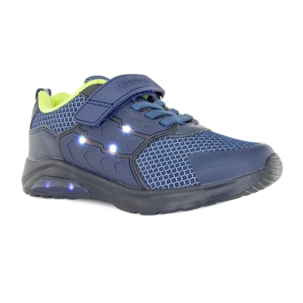 Ортопедическая обувь сложная без утепленной подкладки (пара), Ортобум 30245-12 темно-синий с салатовым