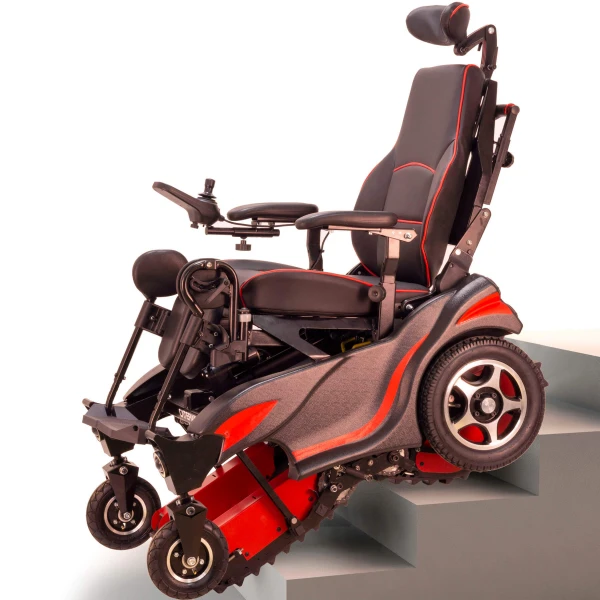 Кресло-коляска с электроприводом ступенькоходная Caterwil GTS5