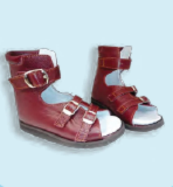 Ортопедическая обувь сложная на утепленной подкладке детская ручного про-ва