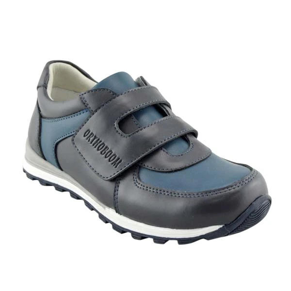 Ортопедическая обувь сложная без утепленной подкладки (пара) для детей, Ортобум 33057-02 черный-синий