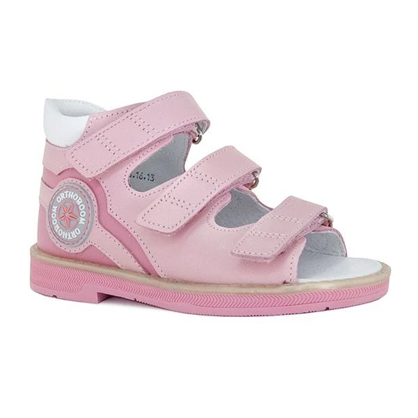 Ортопедическая обувь сложная без утепленной подкладки для детей (пара), Ортобум 43397-5 розовая пудра